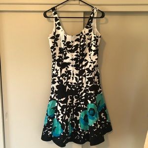 Nine West Blue floral print dress